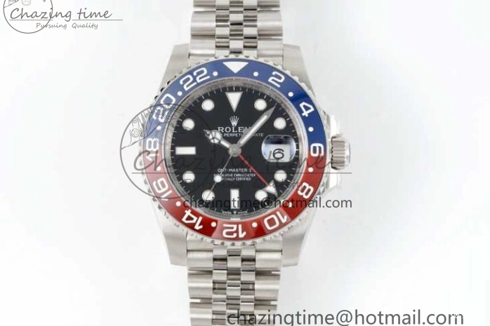 Ceramic Best 904L Blue CHS 1:1 VR3285 Edition Red II GMT-Master Steel 126710 BLRO APSF 0213